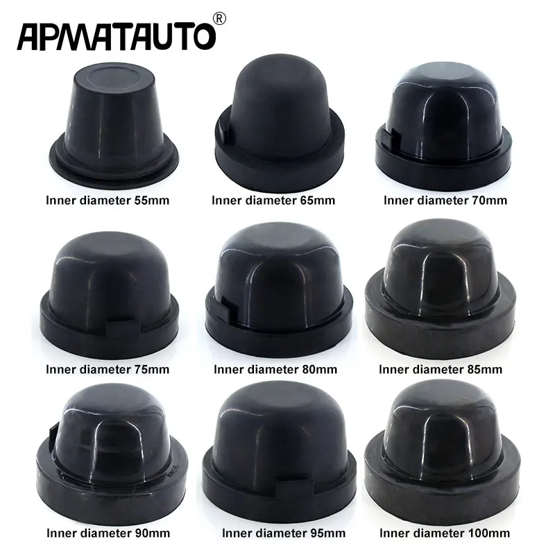 

HID LED Headlight Car Dust Cover Rubber Waterproof Dustproof Sealing Headlamp Cover 55/65/70/75 80mm 85mm 90mm 95mm 100mm 105mm