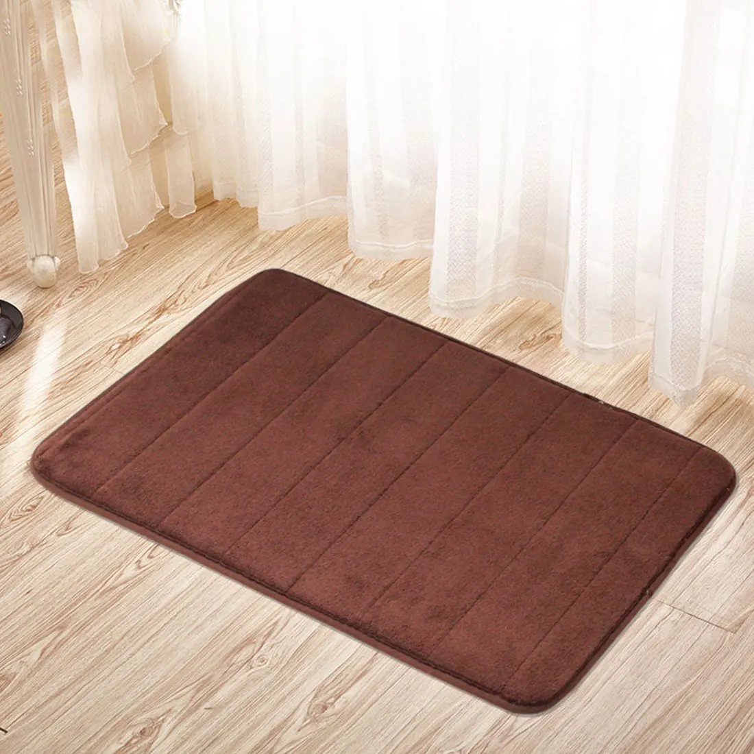 Soft Coral fleece Memory Foam Bathroom Mat banyo paspas kitchen Door