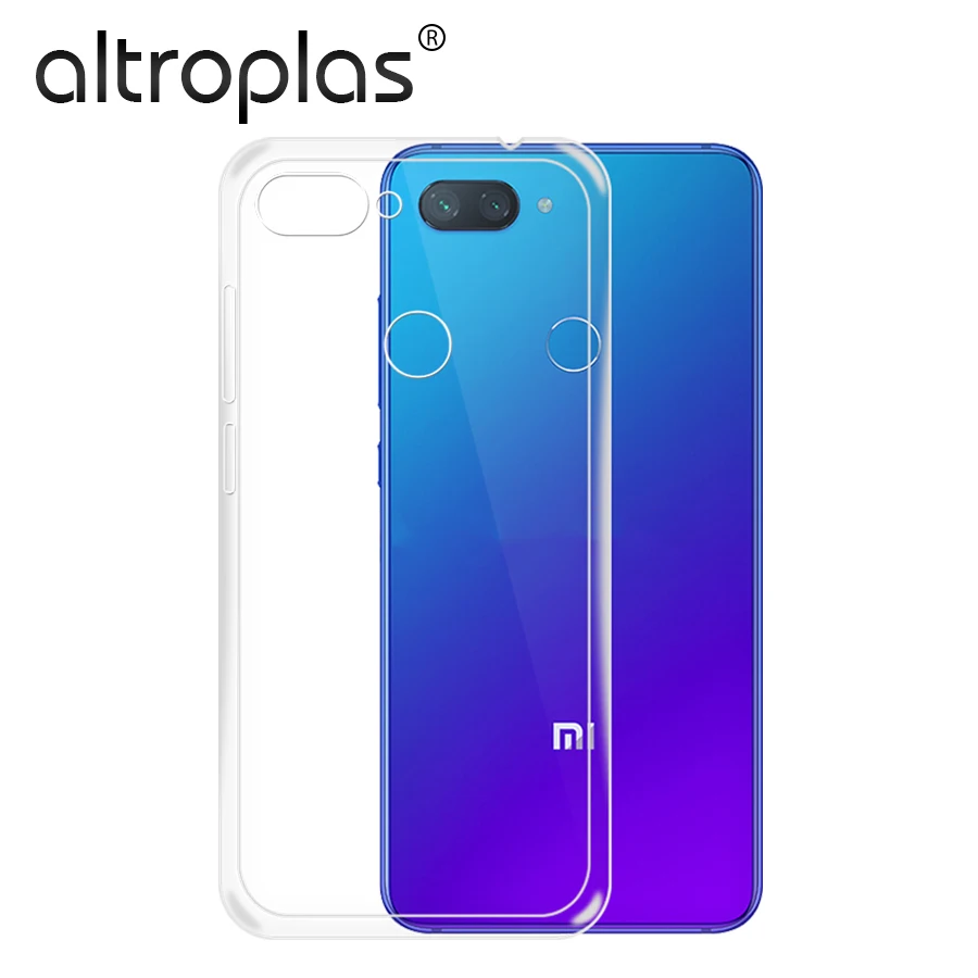 Altroplas Transparent Silicone Case For Xiaomi Mi 8 SE/8 Lite Mobile Phone Nature Liquid Rubber Soft Shockproof Smartphone Cover |