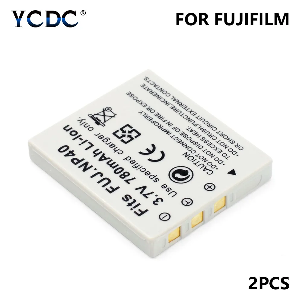 YCDC 2Pcs NP 40 NP 40N D Li85 Lithium Digital Camera Battery