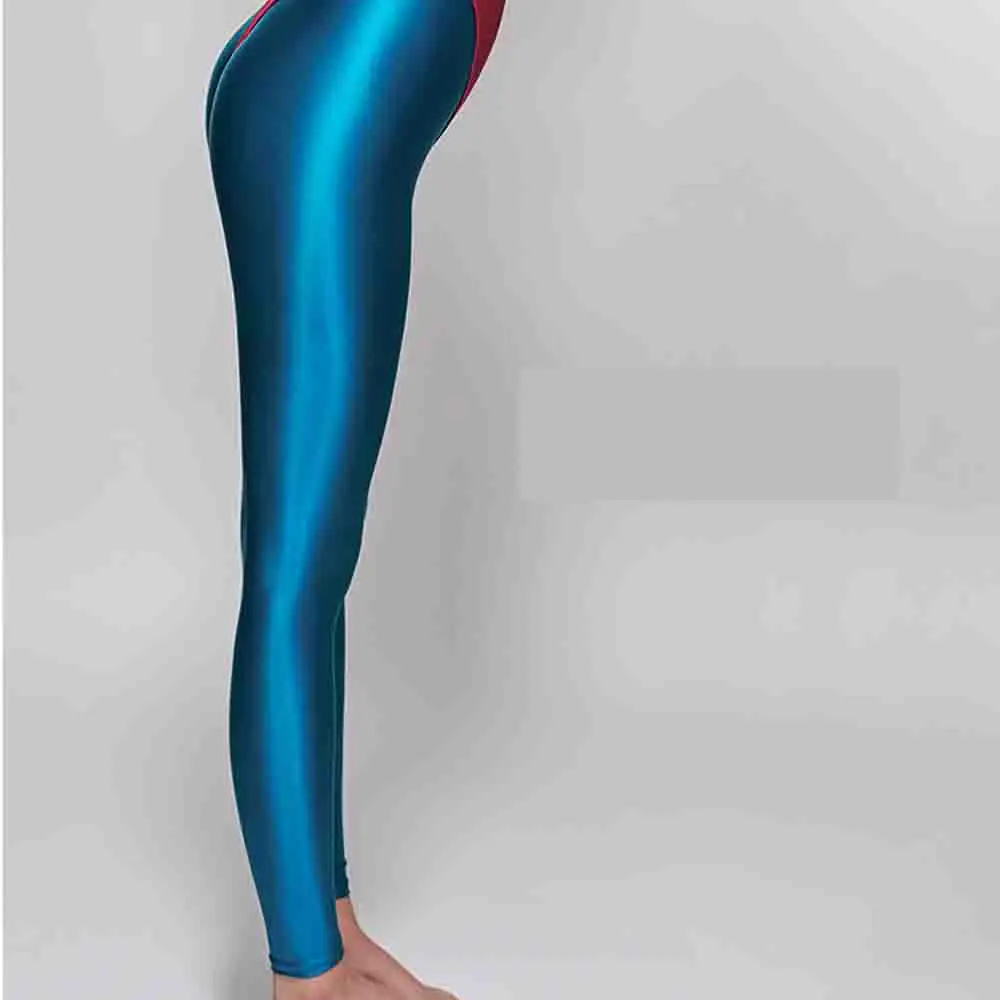 DROZENO чулки NylonGlitter сексуальные атласные глянцевые Непрозрачные колготки блестящие брюки модные японские тонкие с высокой талией