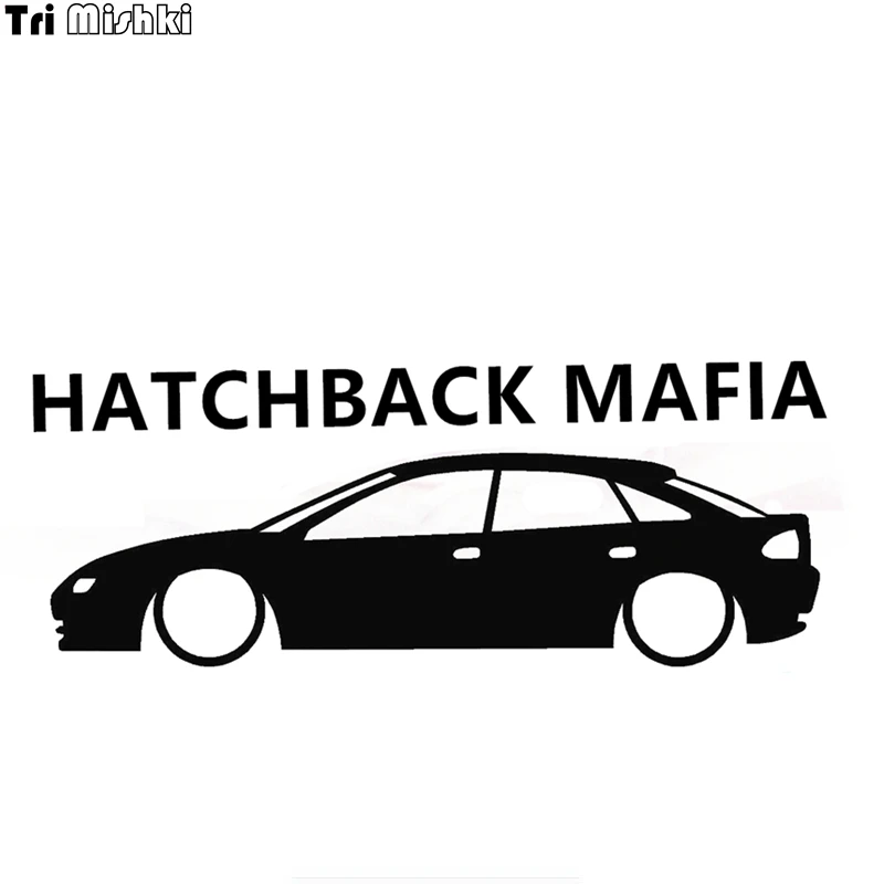 Tri Mishki HZX626 24*9.2cm HATCHBACK MAFIA car stickers for Mazda 323