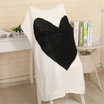 

2018New Cartoon Knitted Rabbits Baby Blankets Soft Boys Girls Newborn Infant love star Sleeping Swaddle Cart Blanket Bedding Set