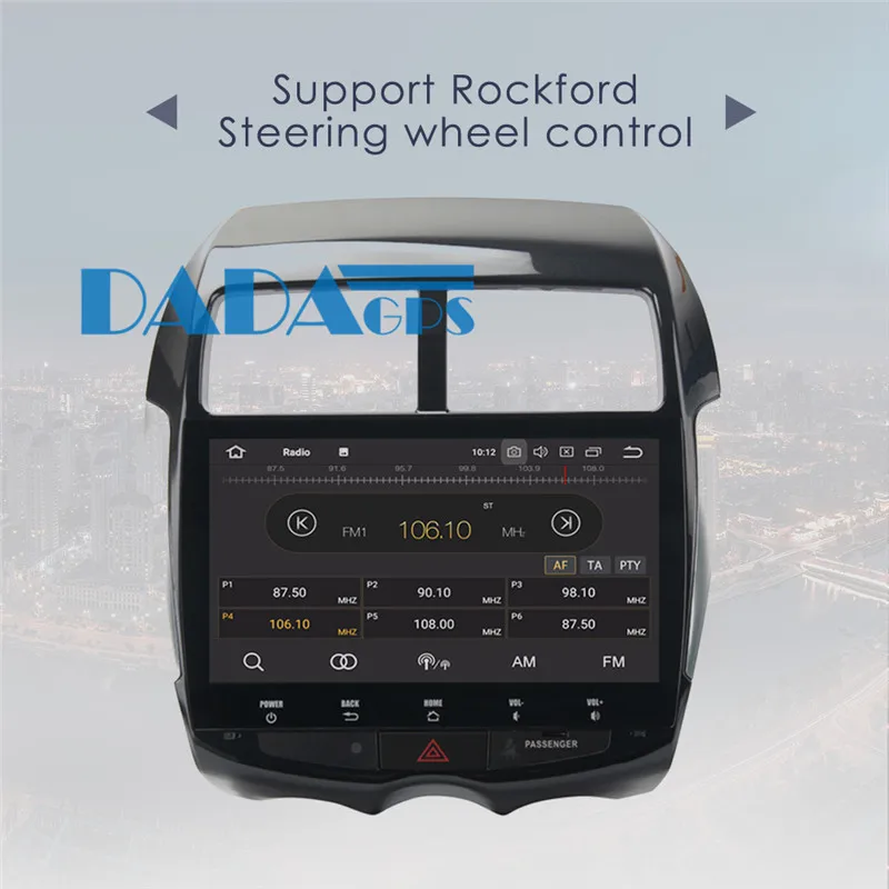 Sale 10.2 inch Android 8.0 7.1 Car Radio GPS for MITSUBISHI ASX RVR Outlander Sport 2010 2011 2012 2013 2014 no DVD Player Multimedia 10