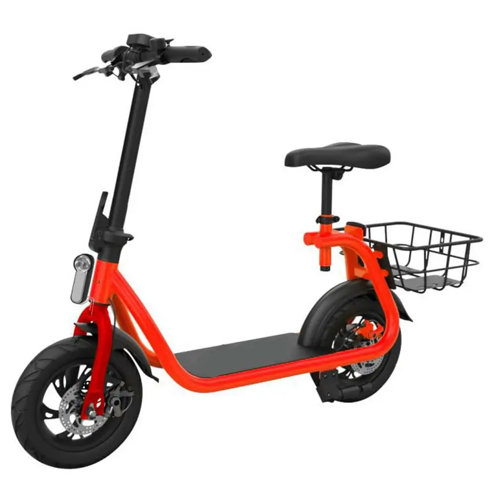 Excellent [Europe STOCK]Eswing M11 Folding Electric Scooter Double disc  Brake E Scooter 10AH 350W 25km/h 30KM 12 inch tire Free seat 25