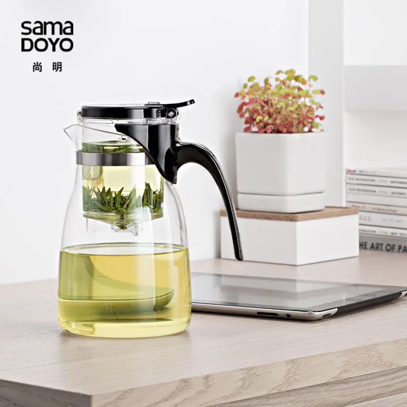 [GRANDNESS] Samadoyo художественная чайная чашка SAMA A-14 высококачественный кунг-фу чайник и кружка 900 мл термостойкий стеклянный чайник с заваркой