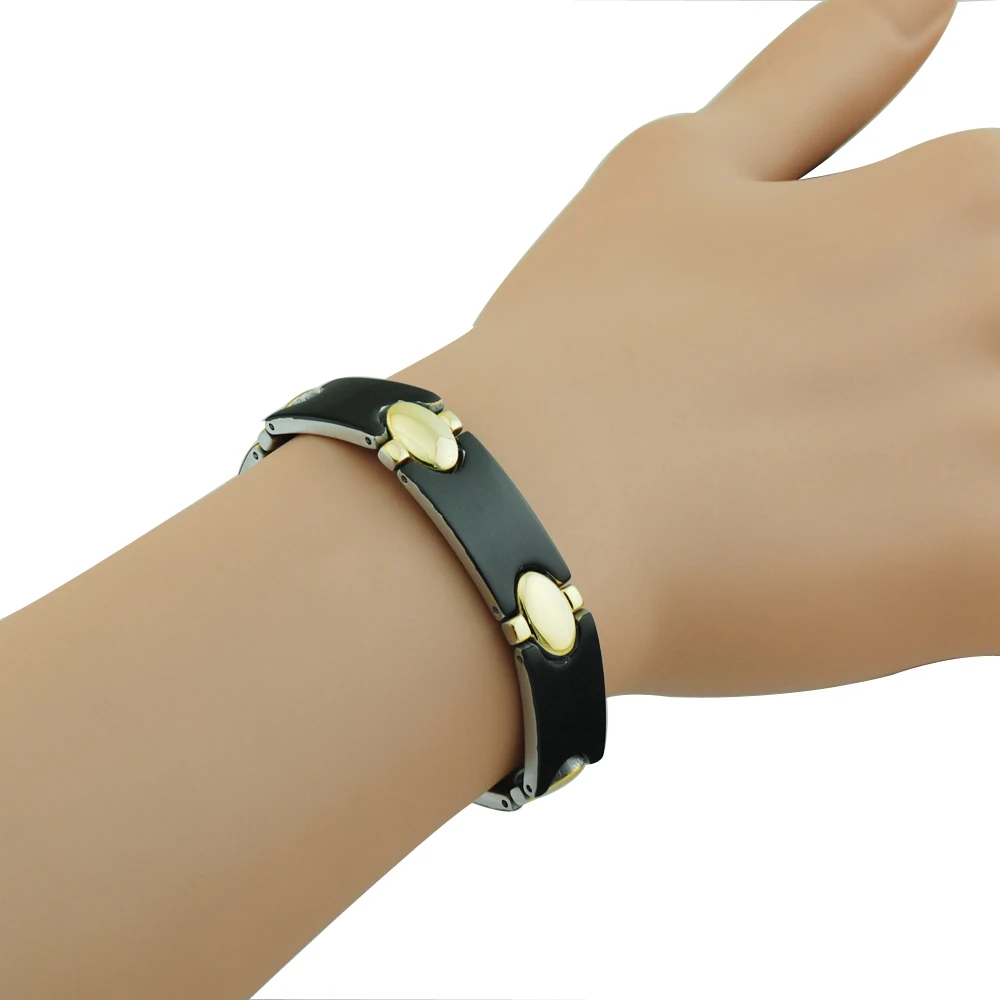 Wollet Jewelry 5 в 1 магнитный браслет из нержавеющей стали для женщин и мужчин лечебная