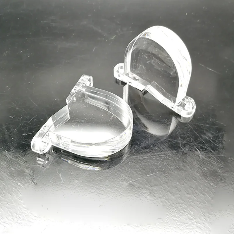 

57*37*40MM LED automobile lamp lens glyph transverse light lens modified automobile lens u-shaped reflector cover