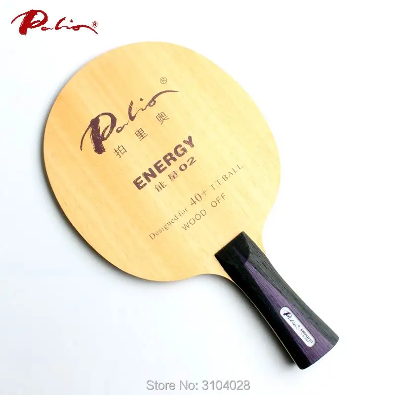 

Palio official energy 02 table tennis blade special for 40+ new material table tennis racket game loop and fast attack 5ply wood