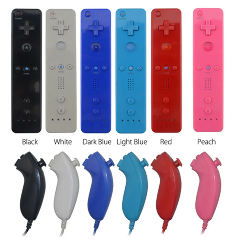 Buy 6 Colors 1 pack Remote Controller Nunchuk Game