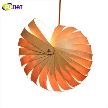 Creative Wooden Snail Pendant Lamp Loft Art Brief E27 Collapsible Lamp Restaurant Bar Kitchen Suspension Lamp Project Luminaria