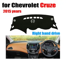 Чехлы для приборной панели автомобиля коврик для Chevrolet Cruze года правые диски коврик для приборной панели автомобиля покрытие для приборной панели аксессуары для приборной панели