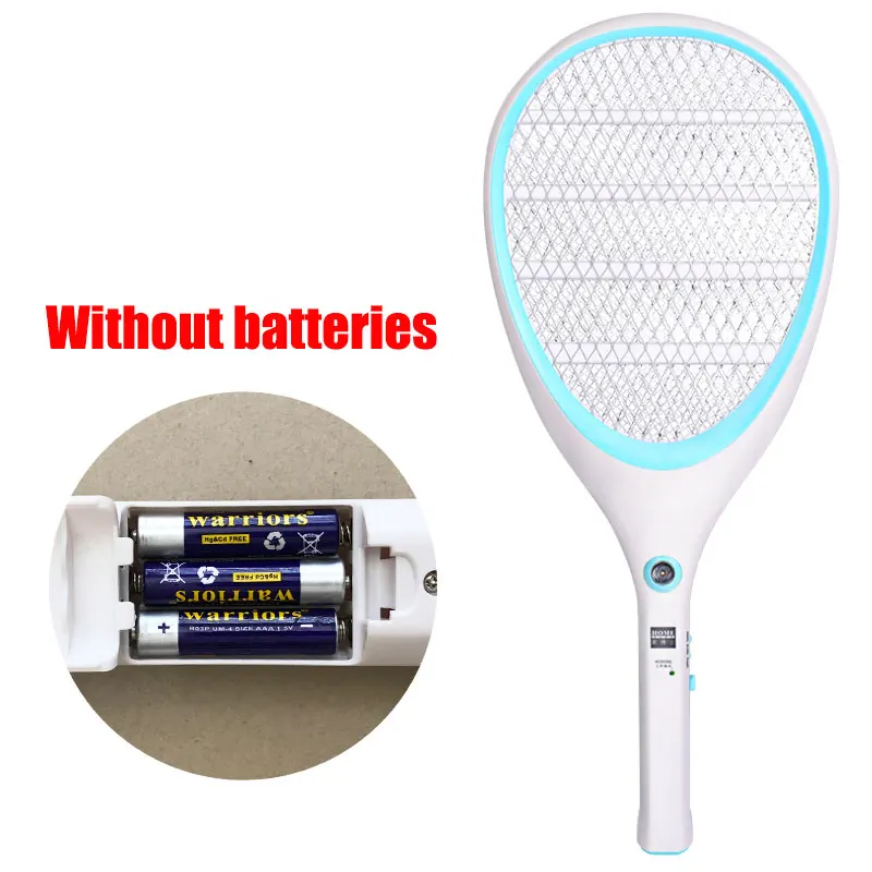 

Dry battery Electric Fly Trap Mosquito Killers Pest Control Bug Zapper Reject Racket Trap Electric Shock Mosquito killing lamp