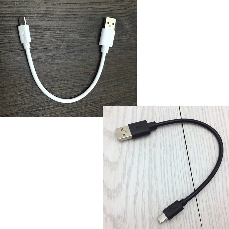 짧은 마이크로 USB Sycn 데이터 충전기 케이블, 휴대폰 파워 뱅크 코드, ..
