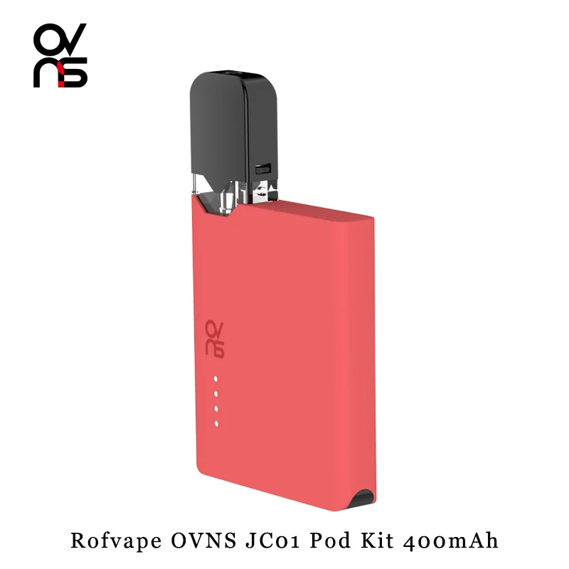 Newest Rofvape OVNS JC01 Pod Kit 400mAh Vape box mod with 0.7ml JC01 Ceramic coil E Cigarette Pod system kit for CBD Oil