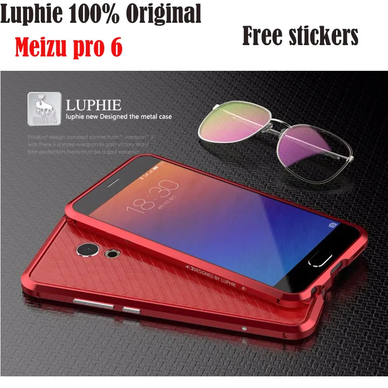 Luphie original case Meizu pro 6 bumper aluminum metal frame armor border for Meizu Pro6 stock