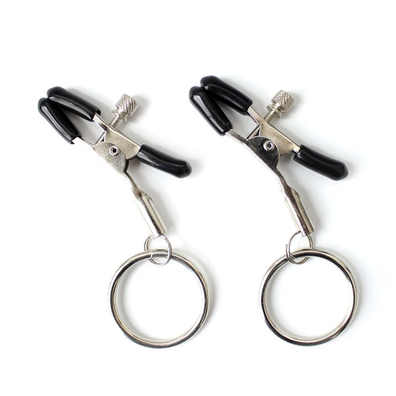 Metal Nipple Clamps with Ring Sex Toys for Women Nipple Stimulate Clip Adult Games Sex Products pinzas penzones