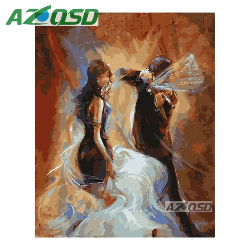 

AZQSD Sexy Dance Girl Painting By Numbers On Canvas 40x50cm Frameless Oil Painting Picture By Numbers Home Decor szyh6168