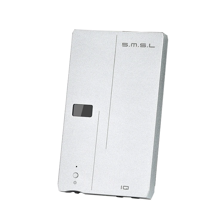 SMSL IQ USB HI-RES портативный усилитель для наушников с ЦАП DSD512 PCM 768 кГц встроенный заряжаемый аккумулятор 2,5 мм и 3,5 мм выход