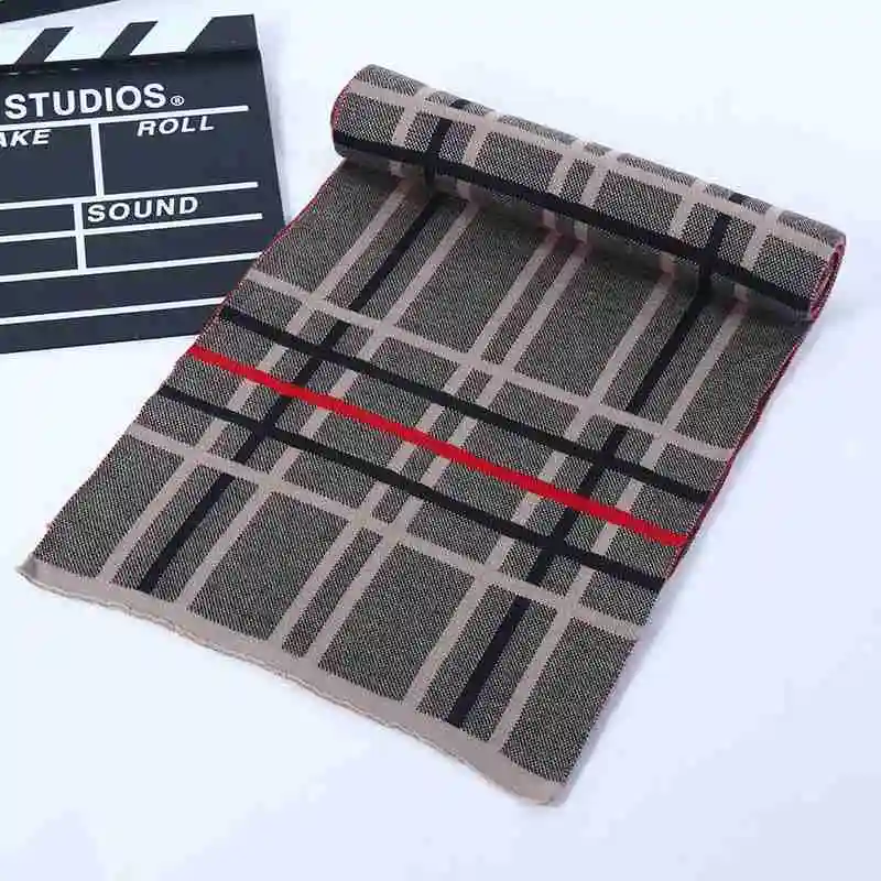 2016 Autumn Chic Brand font b Tartan b font Scarf Men Plaid Patchwork Cashmere Scarfs Winter