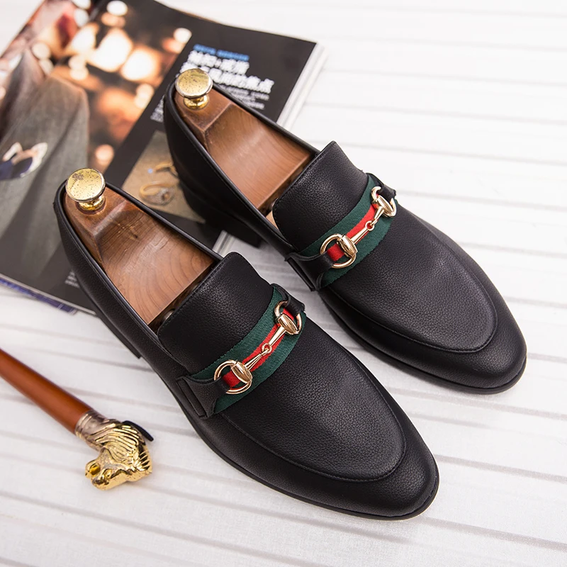 Men casual Leather shoes formal shoes Men Dress Shoes Business style Luxury Italian Style Fashion Men Thick Bottom shoes Men casual Leather shoes formal shoes Men Dress Shoes Business style Luxury Italian Style Fashion Men Thick Bottom shoes