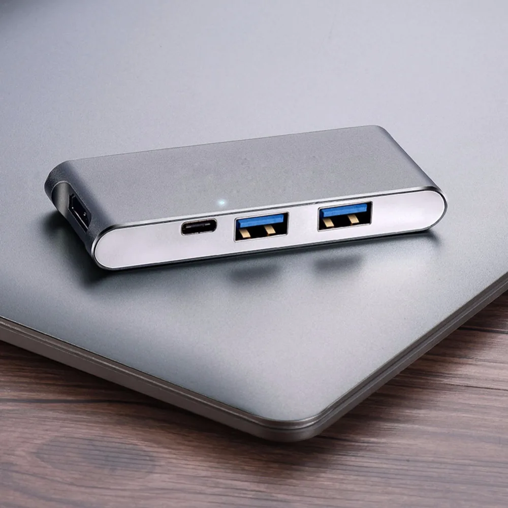 USB3.1 Type-C HUB Multi-port Hub Adapter With 1* USB3.0 +2*3.0 USB2.0+ SD TF Micro SD Card Reader +Charging for Mackbook HP DELL