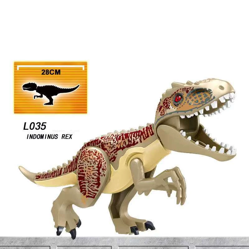 Динозавр мир INDOMINUS REX Совместимость Legoingly jurassic Модели Строительные наборы детские