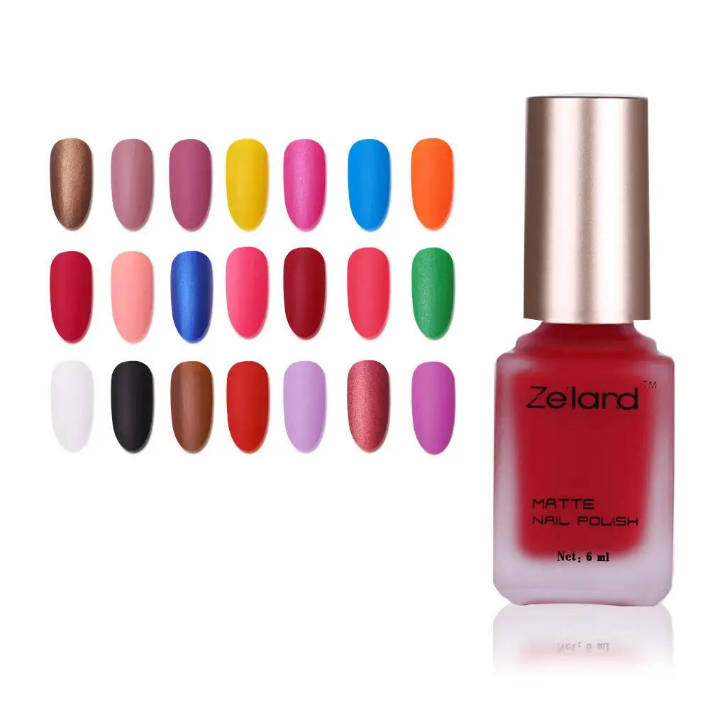 

6ml Matte Fashion Nail Polish Long Lasting Hybrid Varnish Soak Off Lacquer Primer Base