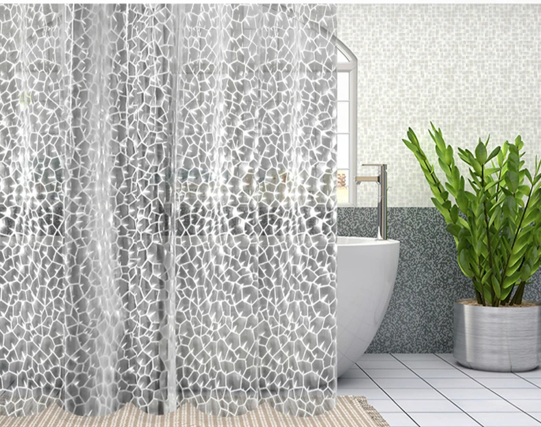 Pa. A 3D пузырьки Водный куб занавеска для душа занавеска для ванной s ванная комната декоративная утолщенная сохраняющая тепло анти-плесень Экологически чистая