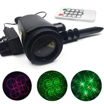 

Outdoor LED Lawn Lamp Laser Light Waterproof With Remote Control Party Yard Landscape Spot Light Garden Decorative Lights