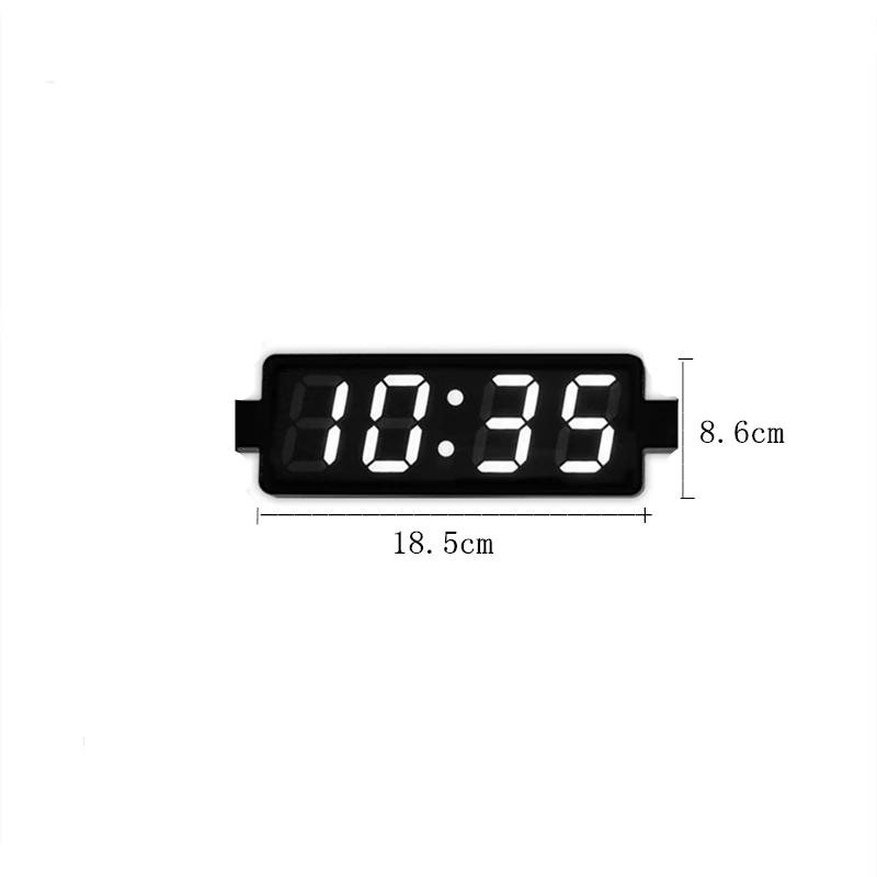 Nuevo reloj de pared digital con led hueco 3d con ajuste automático el brillo de los segundos de funcionamiento electrónico reloj de uso doméstico Nuevo reloj de pared digital con led hueco 3d con ajuste automático el brillo de los segundos de funcionamiento electrónico reloj de uso doméstico