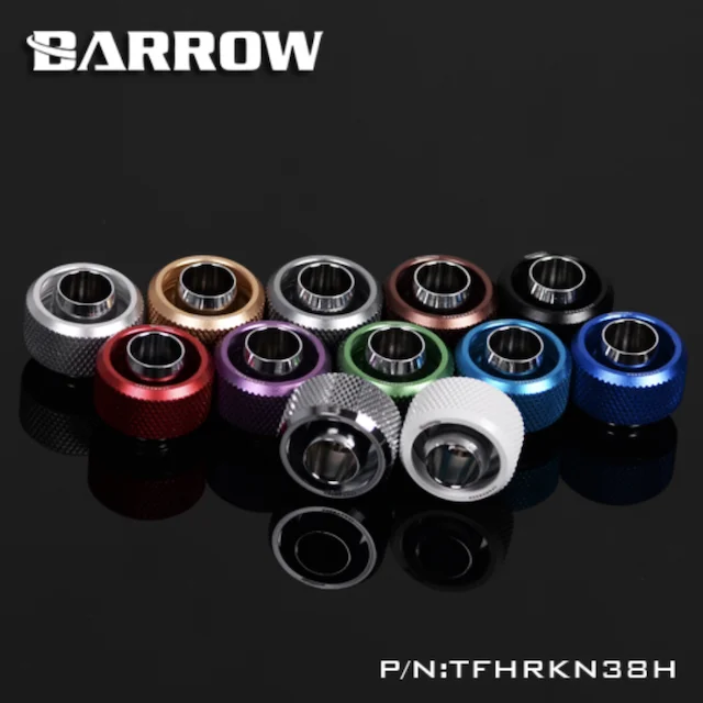 Barrow TFHRKN38H 3/8 &quotID * 5/8&quot OD 10x16 мм фитинги для мягких труб G1 / 4 &quotфитинги