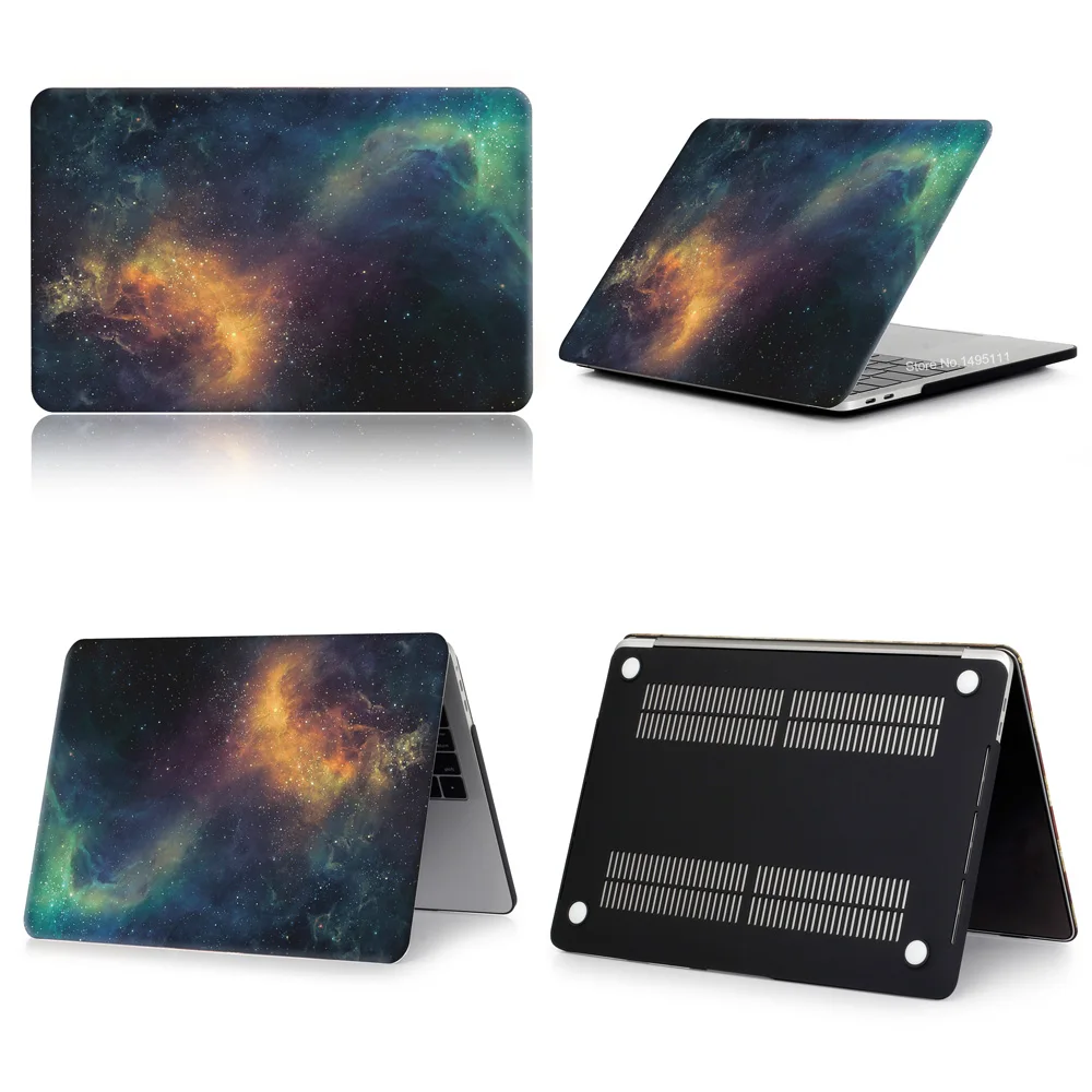 Красивый чехол для ноутбука APPle MacBook Air Pro retina 11 12 13 13,3 15 дюймов с сенсорной панелью+ чехол для клавиатуры