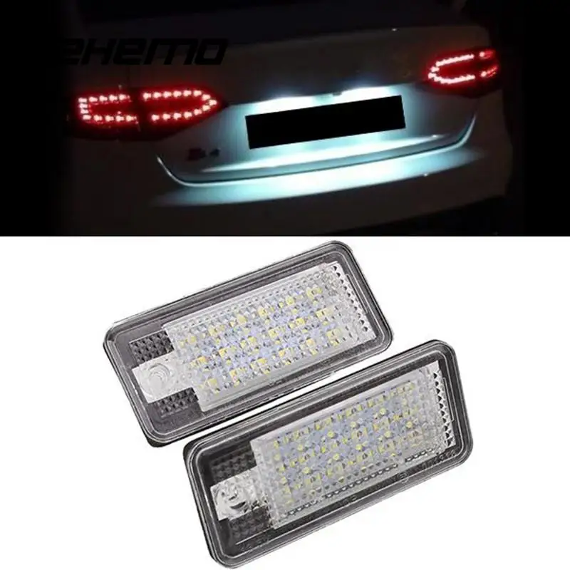 Пара 2шт автомобилей/стайлинг 12V авто 18LED номерной знак фары дневного света для Ауди А3 С3 С4 А4 В6, В7 А6 А8 В7 Пара 2шт автомобилей/стайлинг 12V авто 18LED номерной знак фары дневного света для Ауди А3 С3 С4 А4 В6, В7 А6 А8 В7