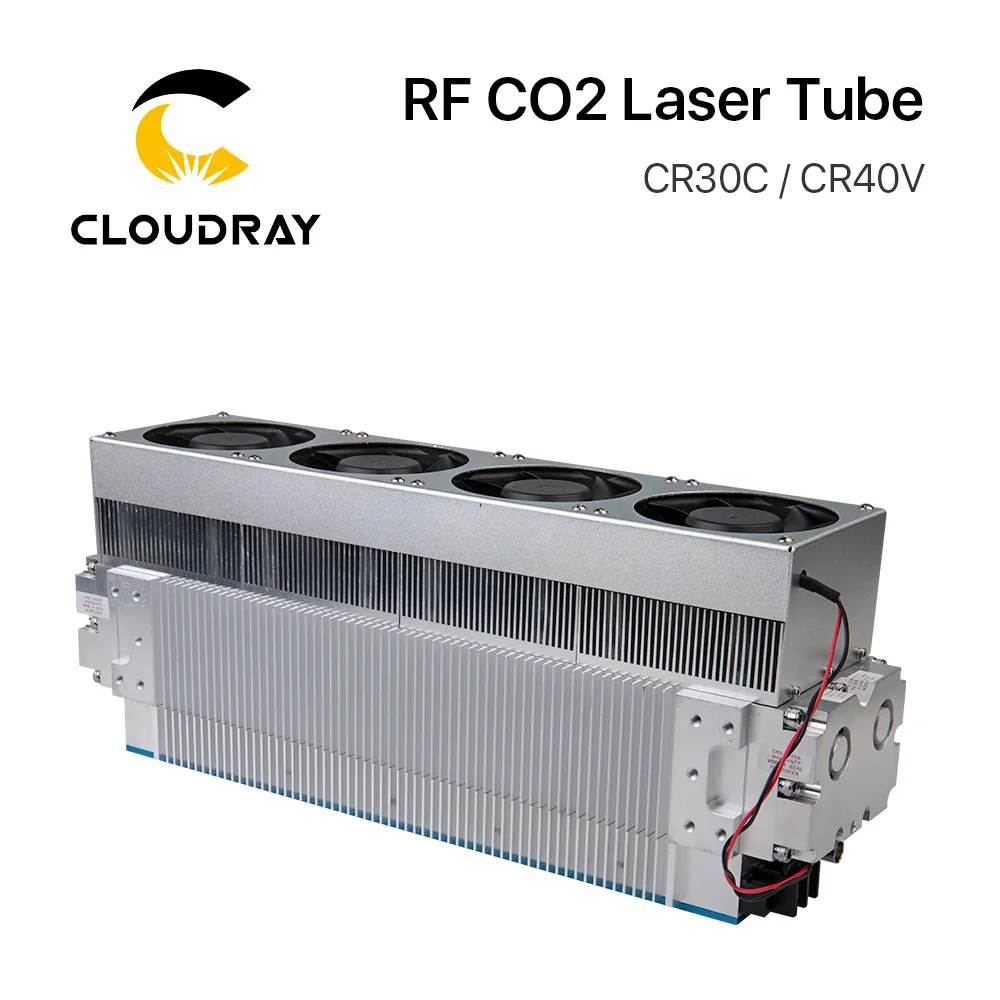 Cloudray 30 Вт 40 Вт CRD CO2 лазерная трубка CR30C/CR40V RF лазерная трубка для CO2 лазерная гравировка маркировочная машина