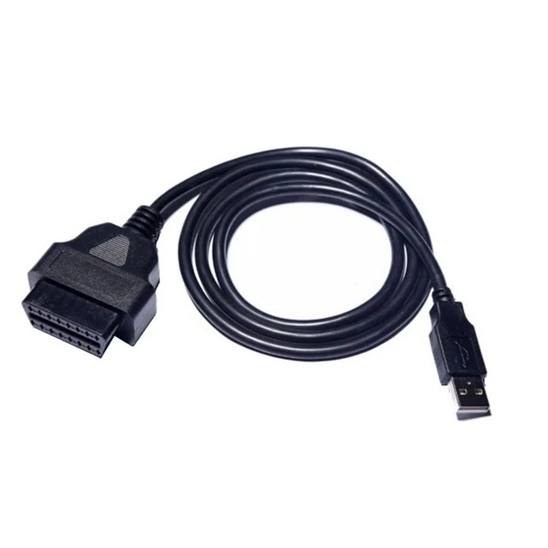Samochód OBD2 16-pin żeńskie do USB przewód do konwersji 1 M do jazdy komputer OBD Adapter USB złącze diagnostyczne samochodów adapter Samochód OBD2 16-pin żeńskie do USB przewód do konwersji 1 M do jazdy komputer OBD Adapter USB złącze diagnostyczne samochodów adapter