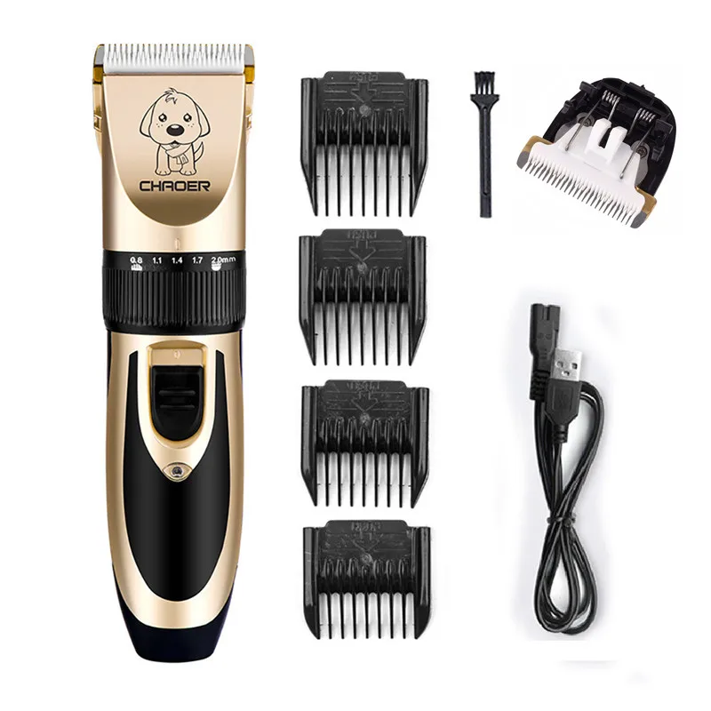 

Rechargeable Low-noise Cat Dog Hair Trimmer Electrical Pet Hair Clipper Remover Cutter Grooming Pets Haircut Machine