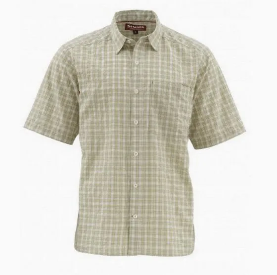 Style 1-Khaki Plaid Si* ms мужские рубашки для рыбалки с коротким рукавом, клетчатая рубашка, дышащий UPF30 светильник, одежда для рыбалки, мужская рубашка, размер США S-3XL - Цвет: Style 1-Khaki Plaid