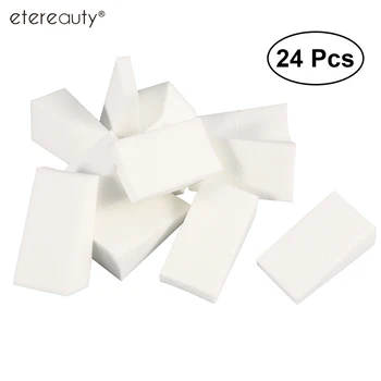 

24Pcs Triangle Soft Makeup Sponge Face Foundation Concealer Cream Powder Blend Smearing Puff Cosmetic Tool A2