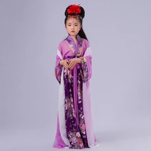 Дизайн, детский костюм в китайском стиле Hanfu/детская одежда династии Тан, костюмы для костюмированной вечеринки, платье на рост от 130 до 150 см