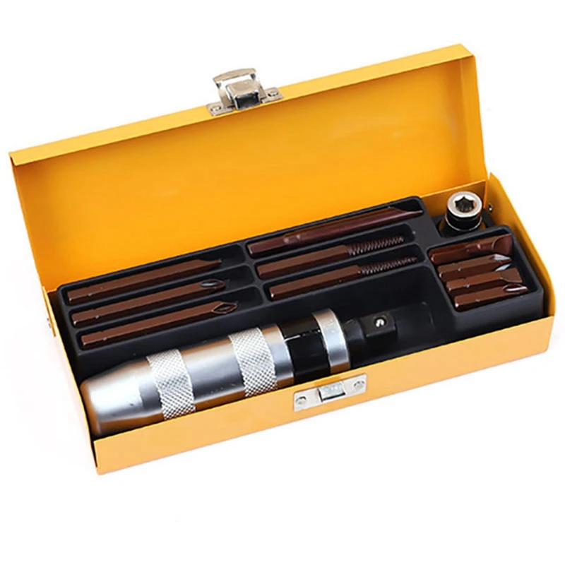 

12 Pcs Impact Screwdriver Set Industrial Grade Multifunctional Screwdriver Bits Screw Extractor For Repairing Driver Set