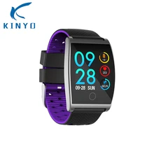 Новые Большие Экран Смарт часы наручные часы крови Давление мониторинга сердечного ритма Sports Tracker шагомер Фитнес Smartband