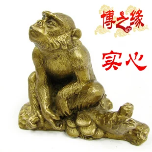 

sales Genuine Pure Technology gift monkey Bronze pi xiu apotropaic zodiac decoration crafts monkey