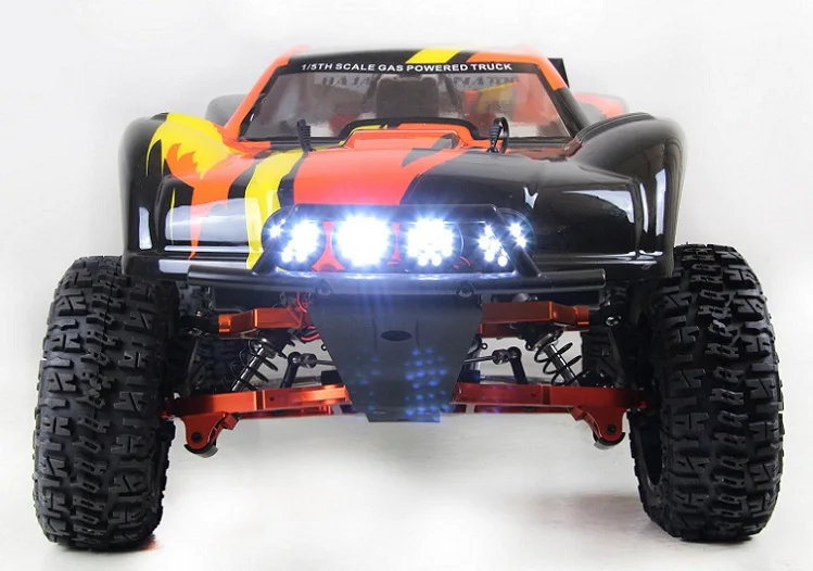 1 5 RC CAR BAJA 5T Led lights powered by receiver