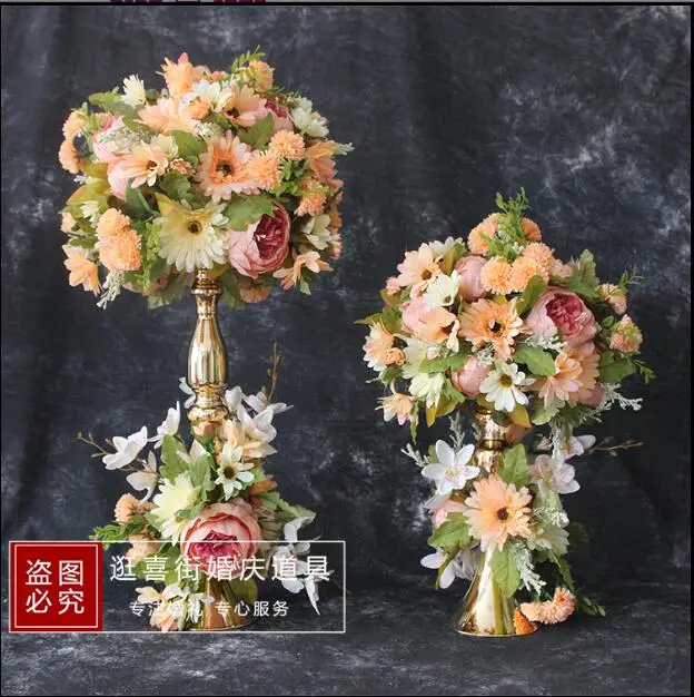 

Emulation wedding props wedding wine shop owner table floral table decoration mermaid table flowers