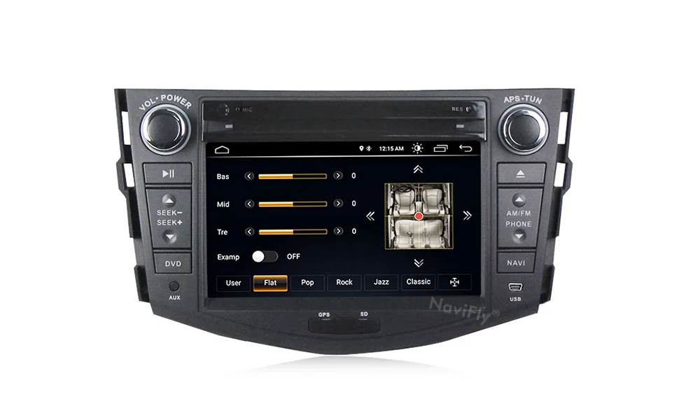 Cheap NaviFly 2 din Android 8.1 car multimedia radio stereo player for Toyota RAV 4 RAV4 2007 2008 2009 2010 2011 with GPS auto dvd 13