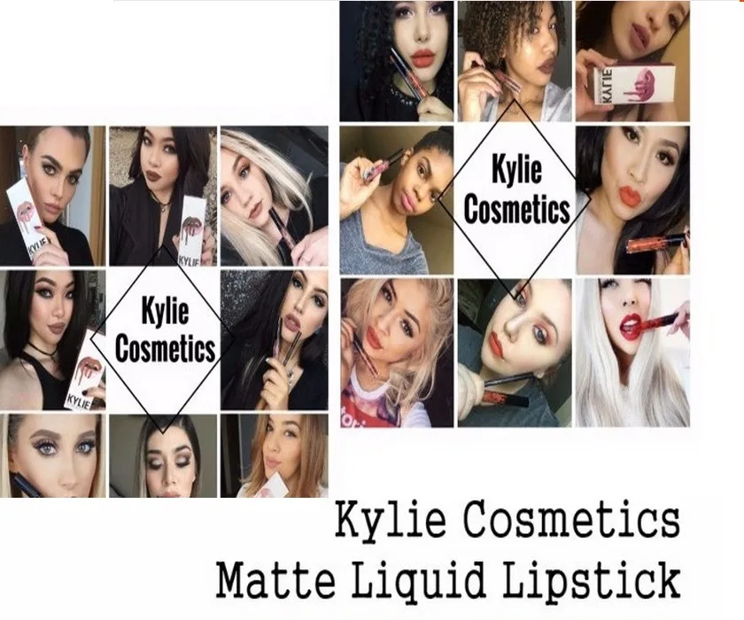 hot new KYLIE matte lipstick+lips pencil makeup lasting waterproof liquid lip gloss kilie lipstick kyliejenner lip