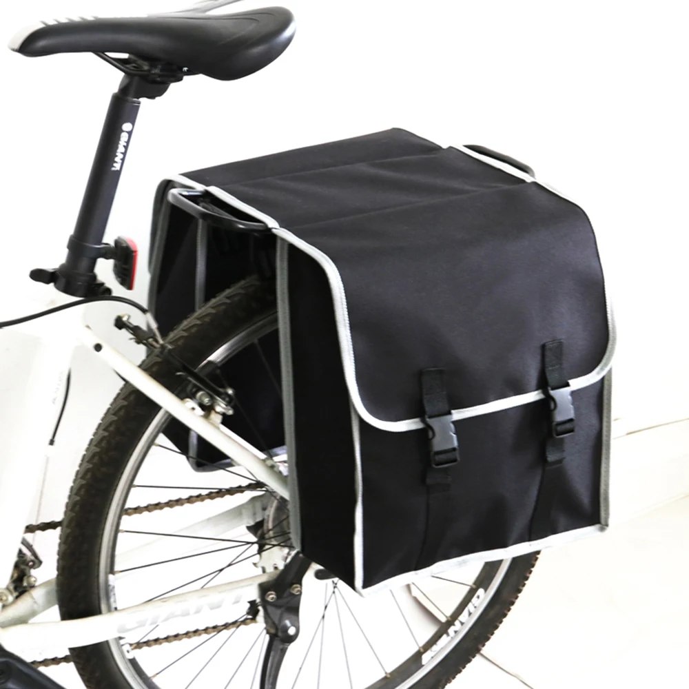 MTB Bike Rear Rack Seat Trunk Bag Mountain Bike Bicycle Double Side