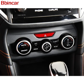 

Bbincar ABS Matte Air Conditional Switch Button Control Panel With Cup Hole Cover Trim For Subaru Crosstrek SUV 2017 2018
