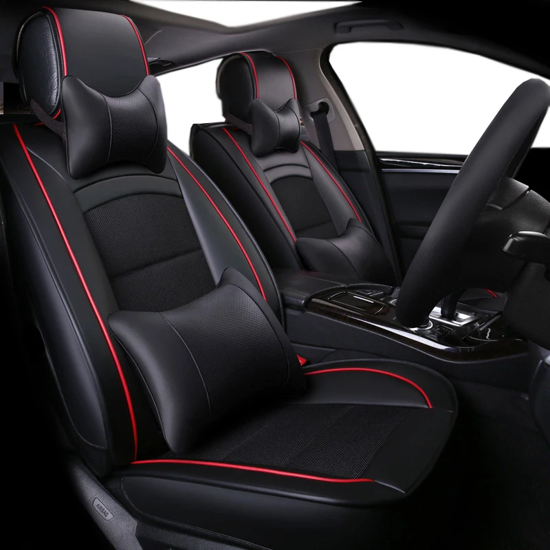 2018 новые чехлы для автомобильных сидений из искусственной кожи toyota volkswagen RAV4 skoda